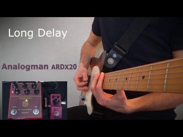 Delay Shootout: Analogman ARDX20 vs. Ibanez AD Mini | delay dude demo