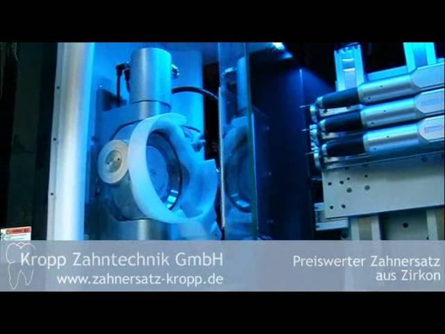 Zahntechnik Video CAD/CAM-Maschine im Einsatz bei Zahntechnik Kropp