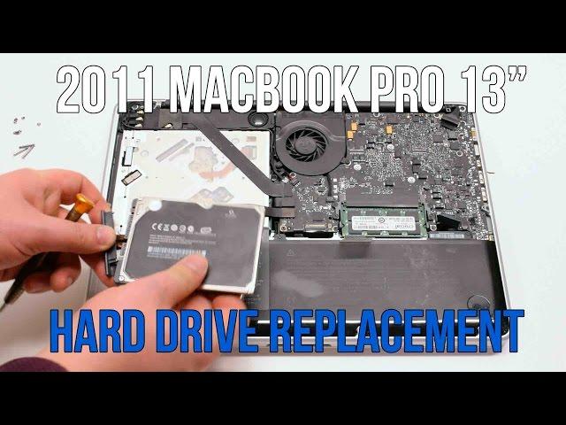 2011 Macbook Pro 13" A1278 Hard Drive Disk Replacement