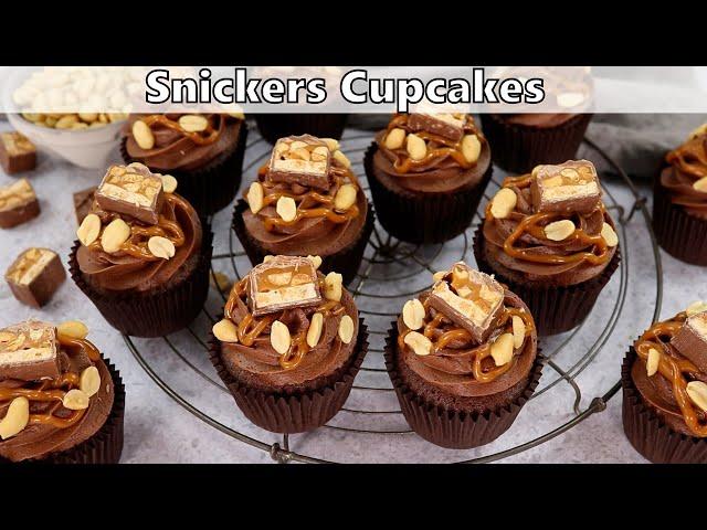 Snickers Cupcakes Recipe