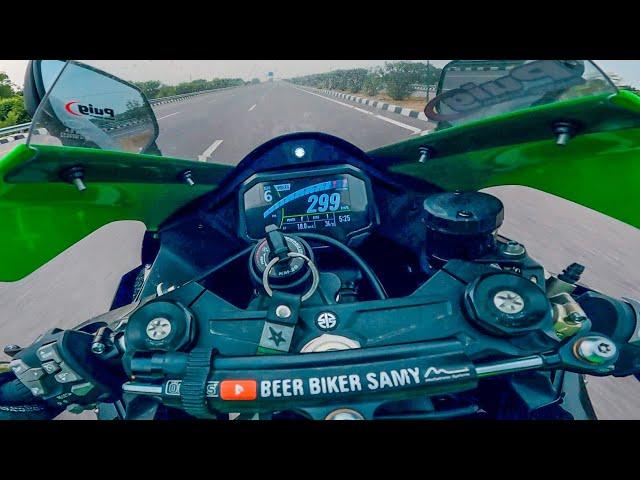 300+ Kmph on My Ninja Zx-10R for the First Time  Crazy Experience  Ladakh Ep 02