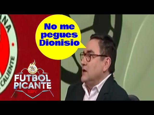 ¡¡¡ DIONISIO ESTRADA SE LE PONE BIEN LOCO A JORGE PIETRASANTA !!! FUTBOL PICANTE - ESPN