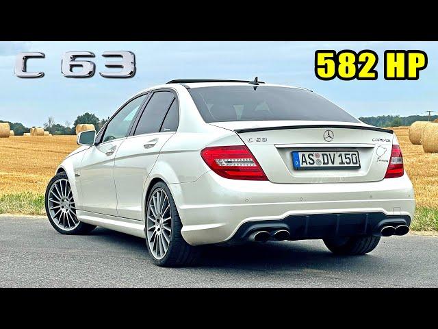 Mercedes C63 AMG *CRAZY TUNE* // REVIEW on Autobahn