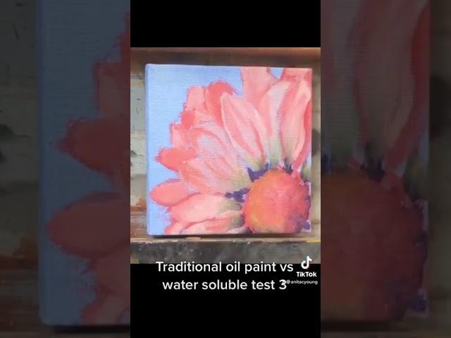 Tradition oil paint vs water soluble oil paint comparison