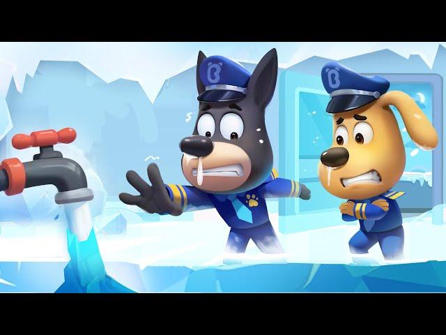 Freeze Magic | Safety Tips | Cartoons for Kids | Sheriff Labrador Police Cartoon