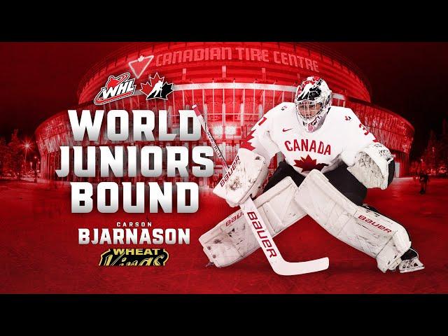 World Juniors Bound - Carson Bjarnason