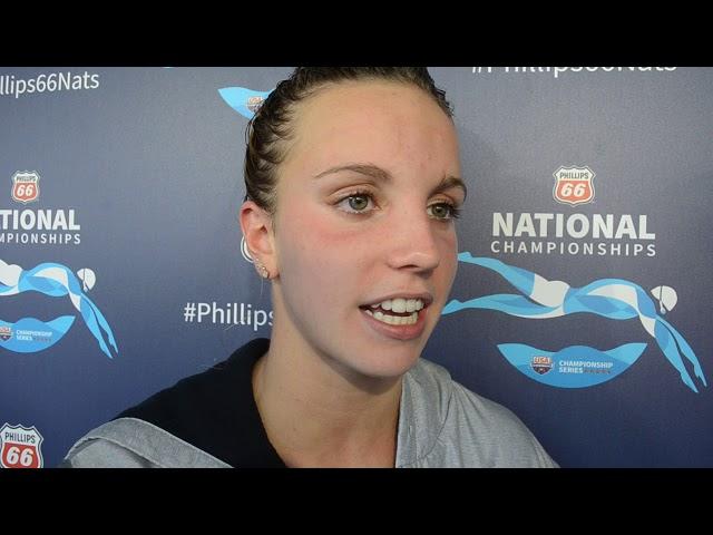 Regan Smith After Winning 200 Fly at 2019 US Nationals