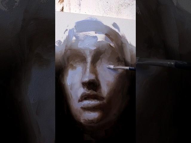 Creating a different lighting setup for your portrait painting. #learntopaint