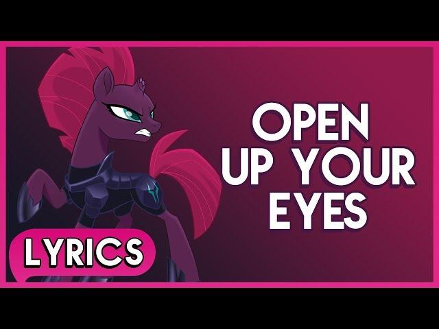 Tempest Shadow - Open Up Your Eyes (Lyrics) - My Little Pony: The Movie