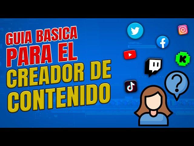 ¿CÓMO SER CREADOR DE CONTENIDO EN 2024? - Guía para youtubers, tiktokers, streamers.