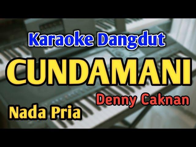 CUNDAMANI - KARAOKE || NADA PRIA COWOK || Denny Caknan || Audio HQ || Live Keyboard