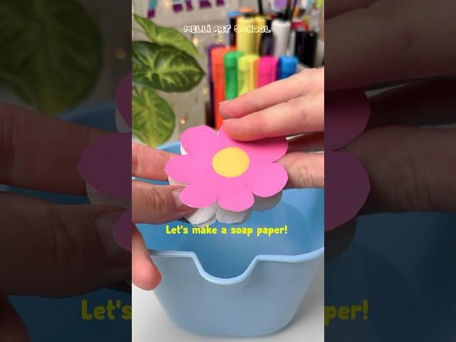 DIY Paper Soap #shorts #papersoap #craft