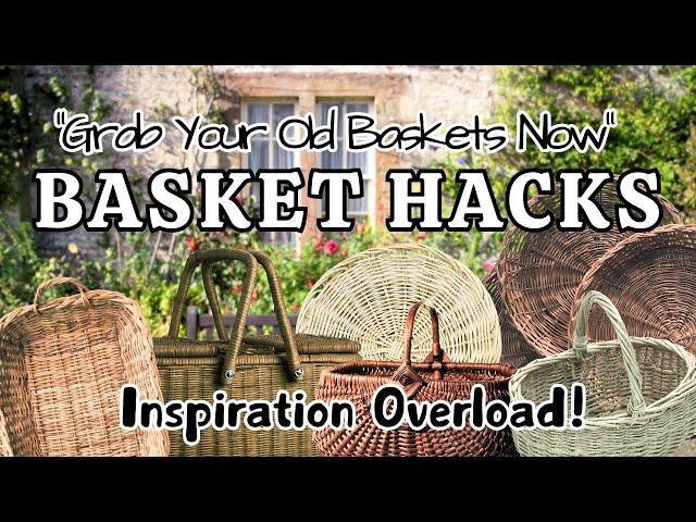 Basket Hacks‼️DIY's~You Don't Want to Miss! Grab Your Baskets and Get Ready!