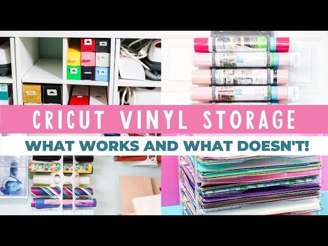 Cricut Vinyl Storage: Options that Work!