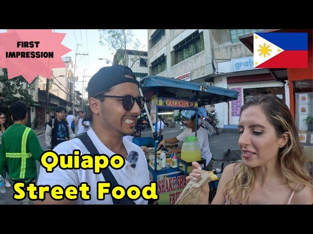 Exploring Manila Old Town, San Sebastian Church and Street Food 