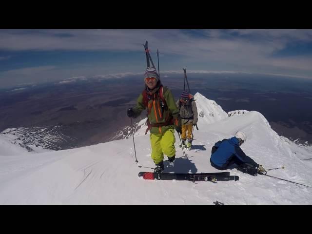 Back Country Skiing from Turoa, Mt Ruapehu