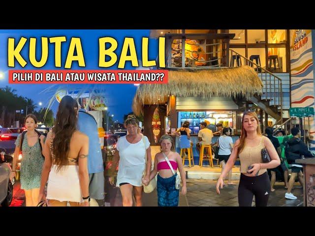 NEW FACES ON KUTA BEACH BALI AT NIGHT: Vlog Bali