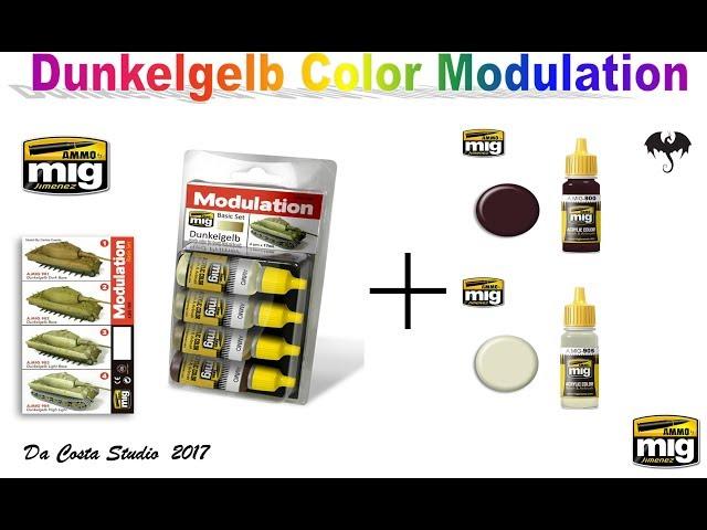 Ammo Mig Jimenez - Dunkelgelb Color Modulation - Colors Review By Da Costa