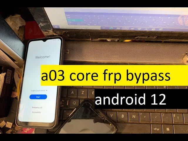 Finally New Method2024 Galaxy A03 Core Frp Bypass Android 12 Without pc 2024  Samsung A03 core Frp