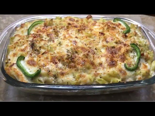 Chicken Tikka pasta With White sauce- Recipe by tasty creations