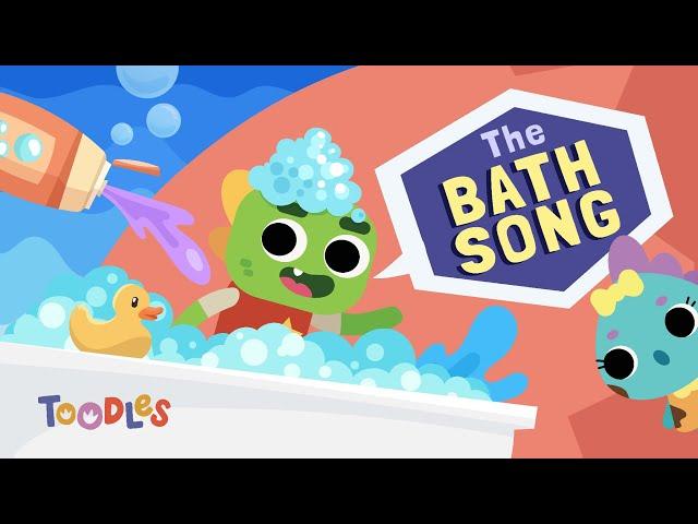 BATH SONG - Dinosaurs - Nursery Rhymes - Toodles Kids TV