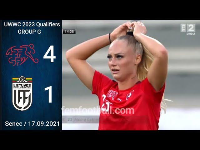 [4-1] | 17.09.2021 | Switzerland vs Lithuania | FIFA Women World Cup 2023 Qualifiers | Group G