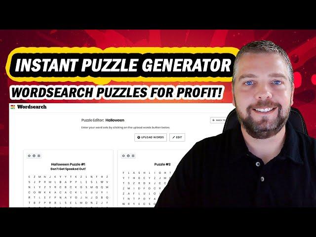 Instant Puzzle Generator Review: Make Money With Wordsearch Puzzles