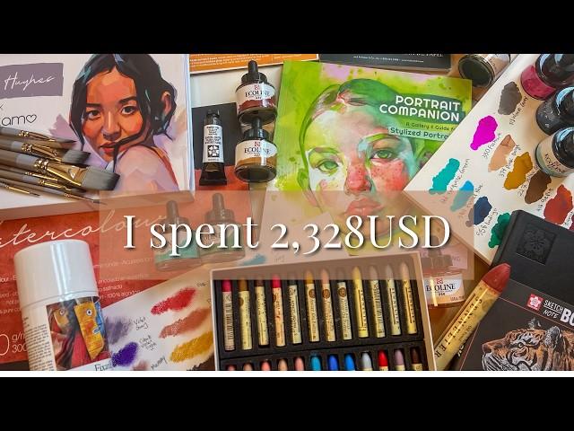 My Biggest Art Supply Haul Yet – $2,327 Worth of Essentials!