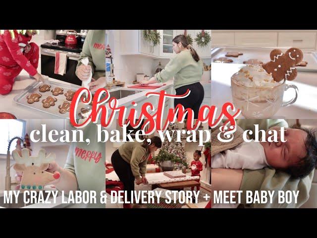 COZY CHRISTMAS CLEAN, BAKE & WRAP WITH ME 2023 | HOMEMAKING MOTIVATION