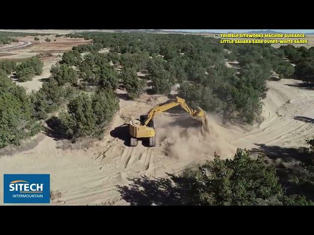 Siteworks Machine Guidance. White Sands Sand Dunes