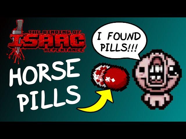 All Horse Pills/Giant Pills (With Sound) - The Binding of Isaac: Repentance