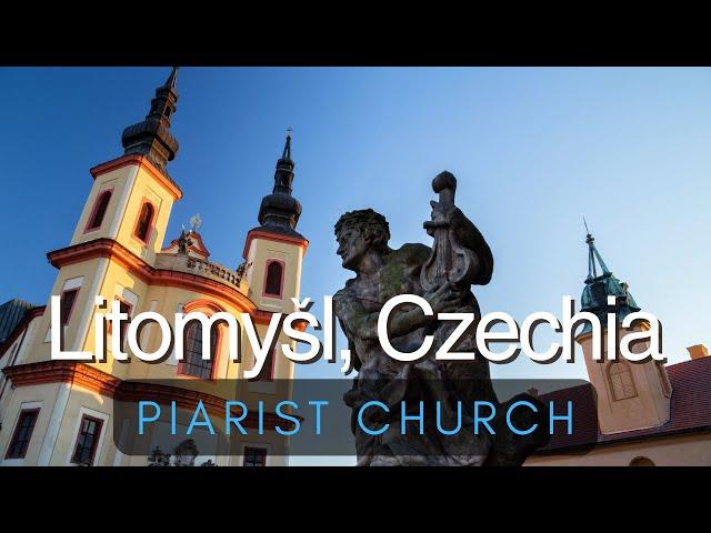 Litomyšl, Czechia - The Piarist Church Discovery of the Holy Cross