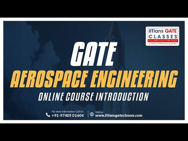 GATE Aerospace Engineering Online Coaching Classes | GATE AE Course Details | Best GATE AE Coaching