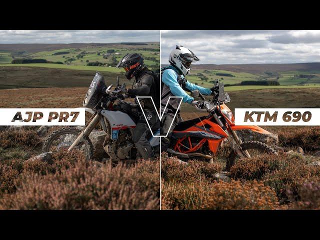 AJP PR7 versus KTM 690. Which is best?