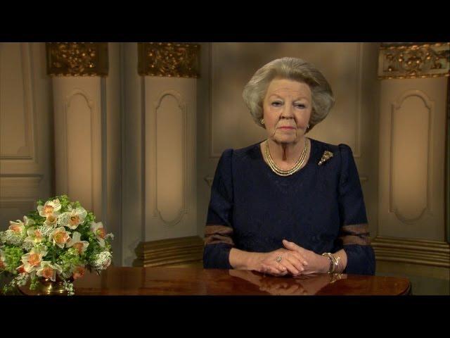 Toespraak Koningin aan de vooravond van haar abdicatie (2013)