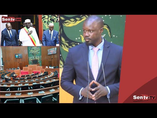  Direct : Déclaration de Politique Générale de Ousmane Sonko à l’assemblée nationale