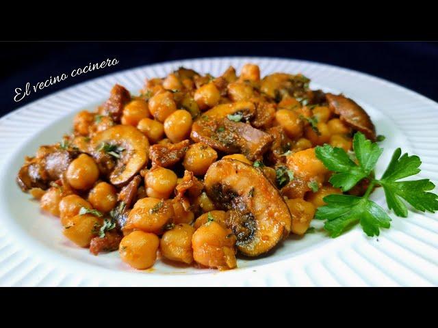 ¿No sabes que comer hoy? Receta fácil y rápida con GARBANZOS de bote