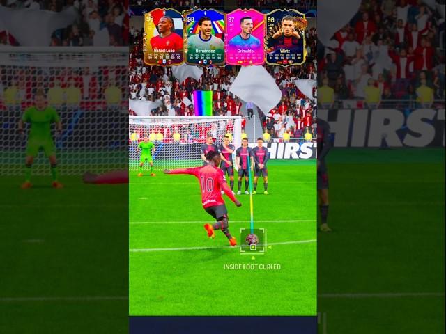 Bayer Leverkusen vs AC Milan Free kick Challenge in FC 24 #shorts #fc24
