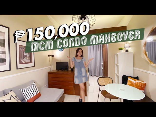 Transforming a Bare 23sqm Condo for only ₱150,000!!!🪄 MCM Inspired Design ️ // by Elle Uy
