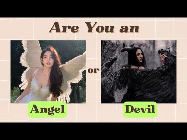 Are You an Angel or Devil? 🪽 Fun Personality Test | Aesthetic Quiz