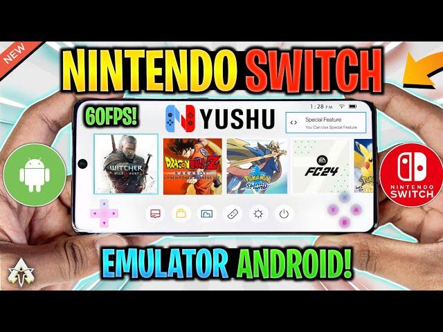  NYUSHU EMULATOR ANDROID V30 - SETUP/NEW SETTINGS/GAMEPLAY TEST | BEST NINTENDO SWITCH EMULATOR