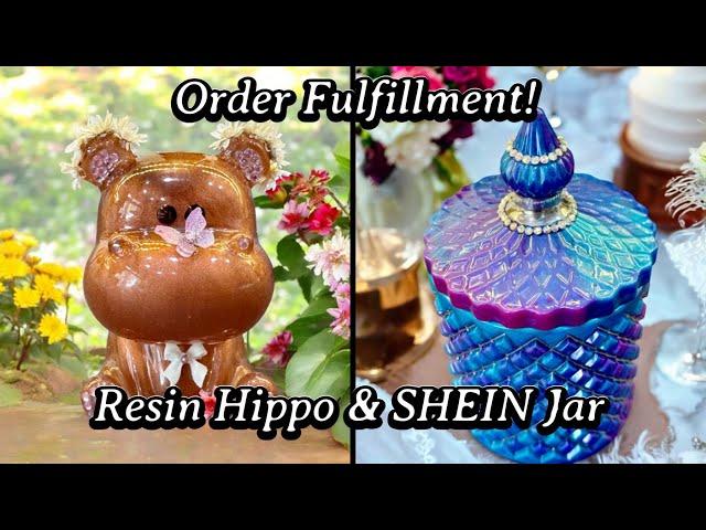 #638 Order Fulfillment Of An Adorable Hippo and SHEIN Jar With Split Cup