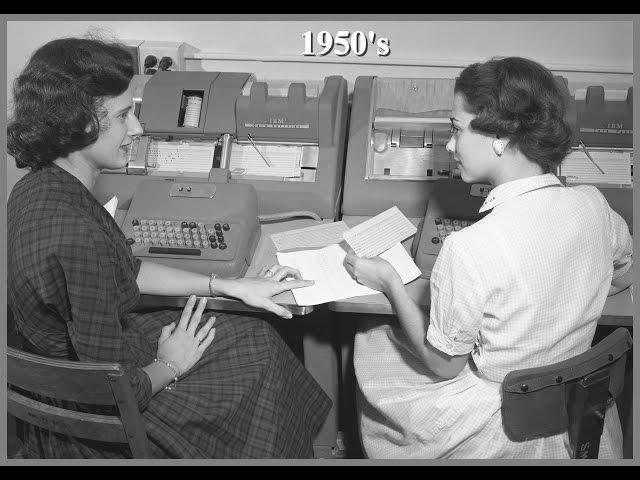 Computer History: Punch Cards Historical Overview -IBM Remington Rand UNIVAC - History 1900's-1960's