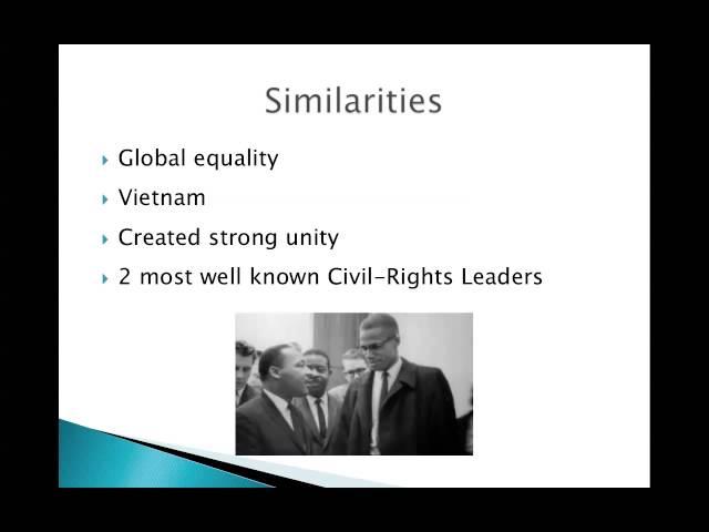 MLK and Malcolm X History