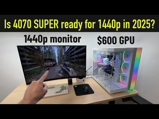 Can the RTX 4070 SUPER handle 1440p in the latest games?