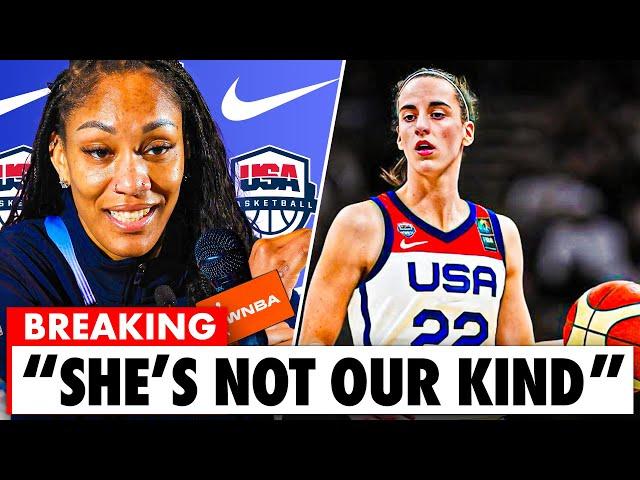 A'ja Wilson's RACIST UNDERTONE at Olympics after Caitlin Clark SHOWS UP!