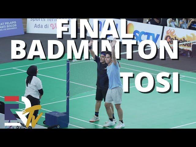 PERTARUNGAN SENGIT EL RUMI VS VALENTINO JEBRET DI FINAL BADMINTON TUNGGAL PUTRA | EL RUMI TV