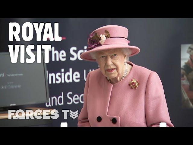 The Queen And Prince William Visit Porton Down's Defence Labs • DSTL | Forces TV