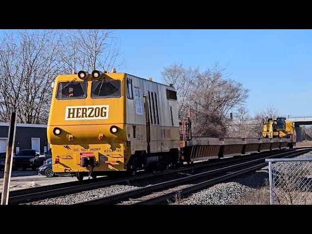 HZGX Herzog 185 Work Train Dyer, IN 01/29/2025