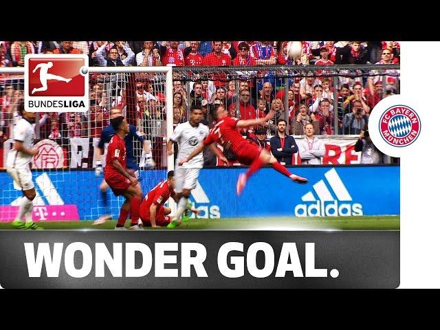 Wow! Ribery Scores Phenomenal Bicycle Kick in Bayern’s Win over Frankfurt